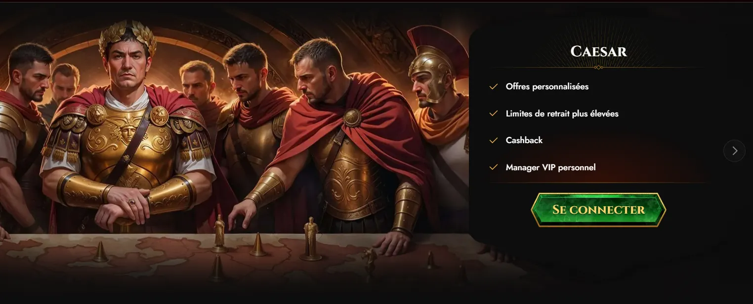 Programme VIP au Legiano Casino